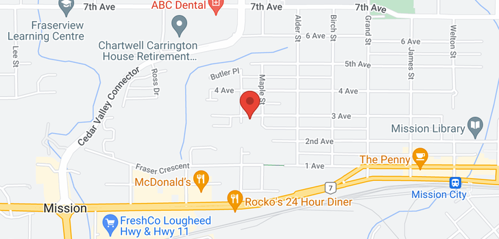 map of 32812 3RD AVENUE